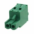 Fci Hw 5.08 2P Green   Contact Tin-Plated Wire Guard With Stainless Steel W/O Flange @ Mark 20020038-H021B01LF
